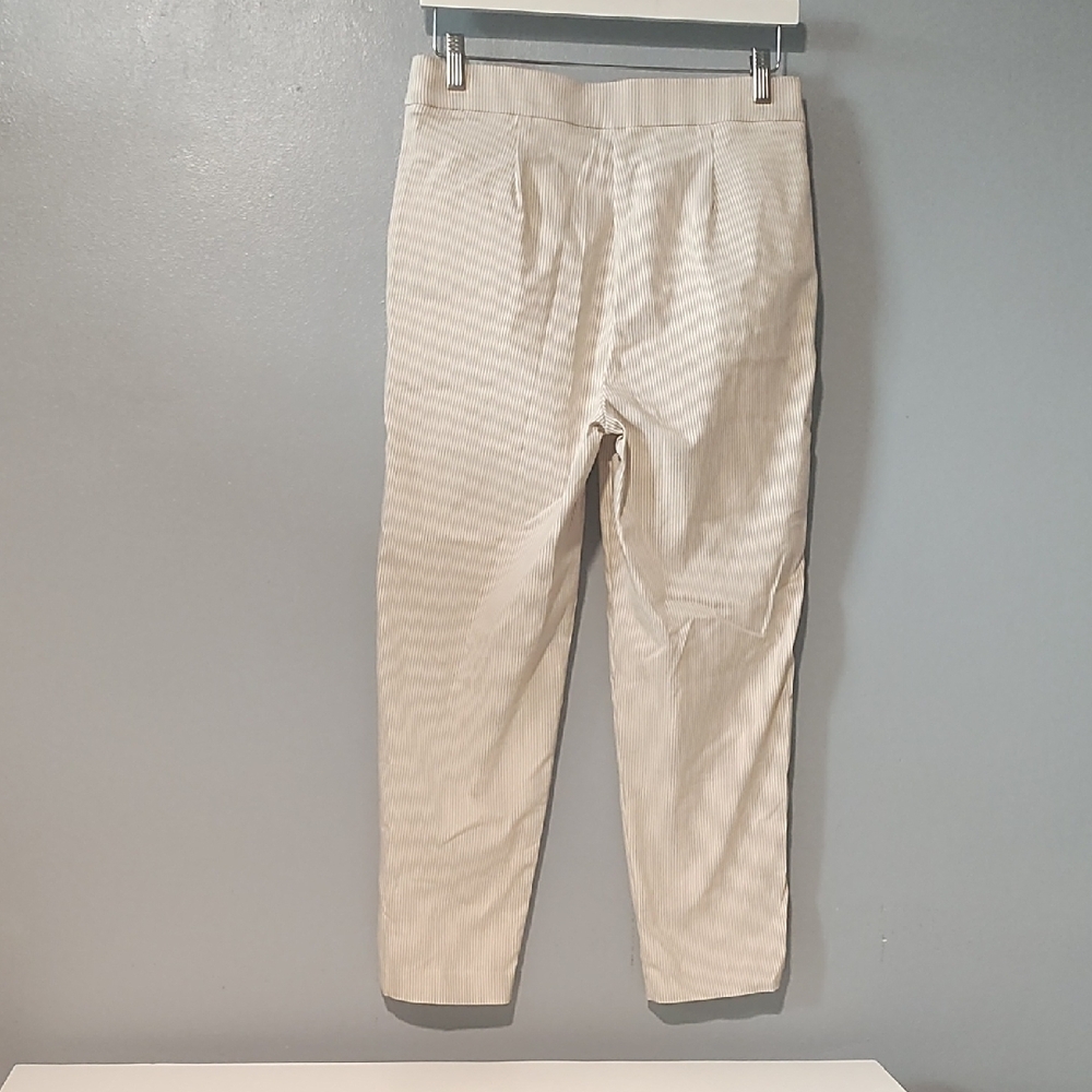 Counterparts Women's Cream with White Pin Striped Pants - Picture 10 of 17